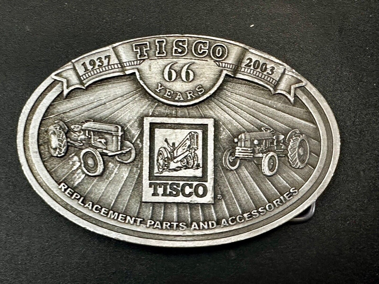 TISCO Tractor Implement Supply Replacement Parts 66 years, 2003 Belt Buckle