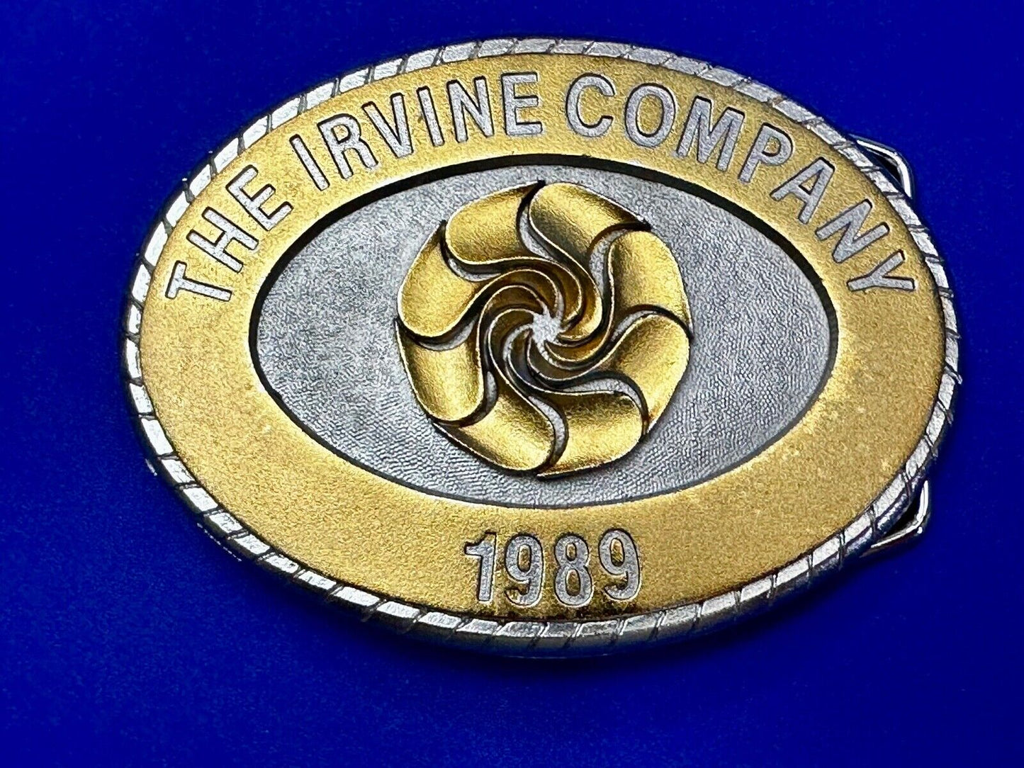 The Irvine Company 1989 Fourth Edition Collectors Western Ranch Belt Buckle
