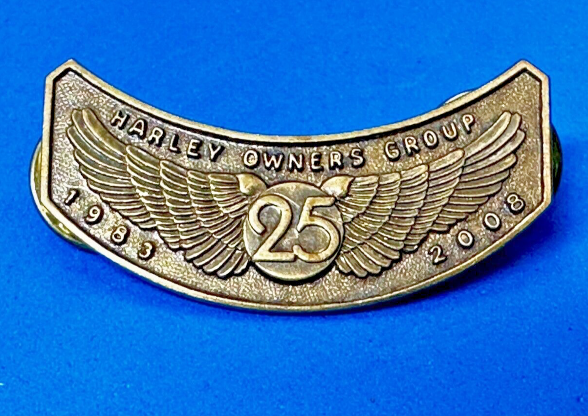2008 H.O.G. Harley Davidson Owners Group HOG Pin for Jacket or Vest