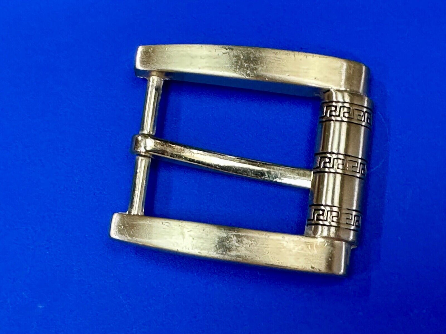 Thick Wide roller end style replacement gold tone belt buckle