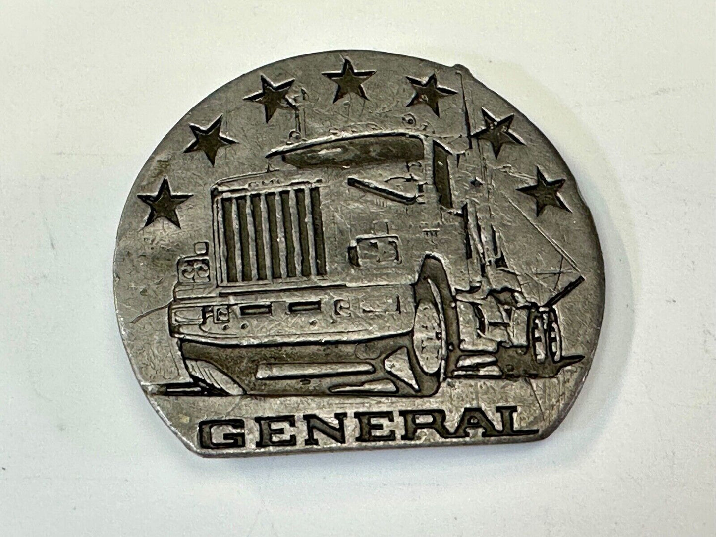 The General Semi Big Rig Truckers Drivers vintage Buck-L-Up 1976 belt buckle