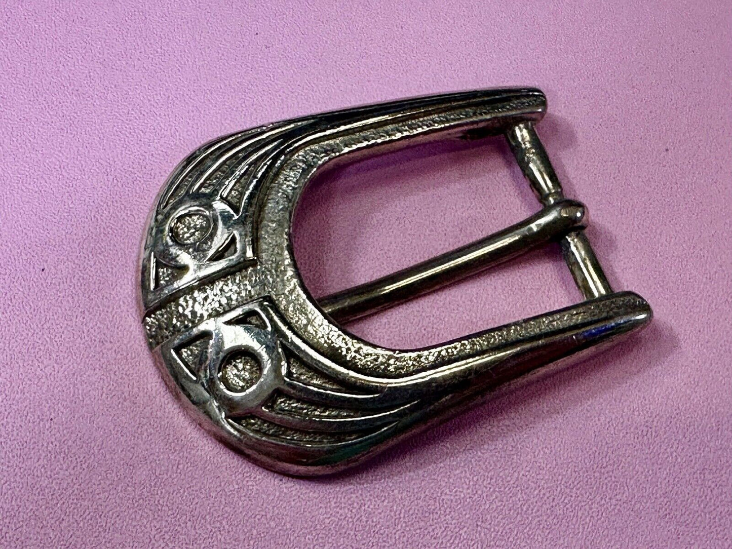 Vintage 90’s Ranger Style Silver Tone Replacement Western Humphreys Belt Buckle