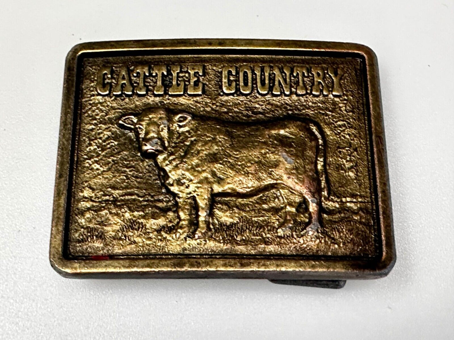 Cattle Country Cow Nutrena Feeds Limited Edition Farmers Promo Belt Buckle