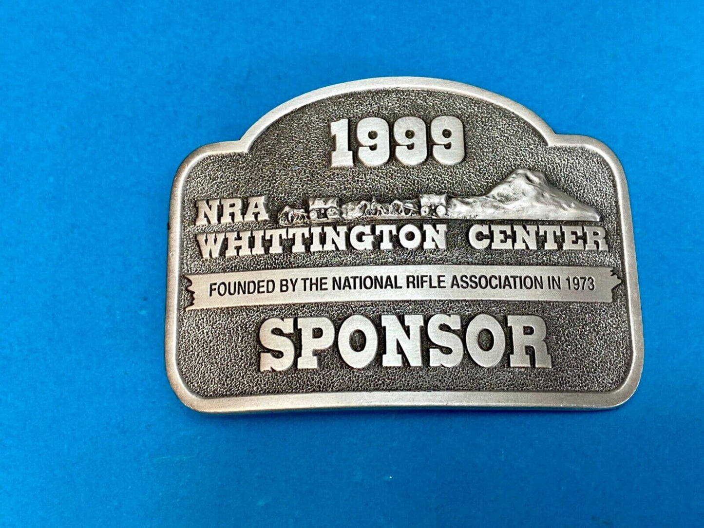 1999 NRA Whittington Center National Rifle Association Sponsor belt buckle