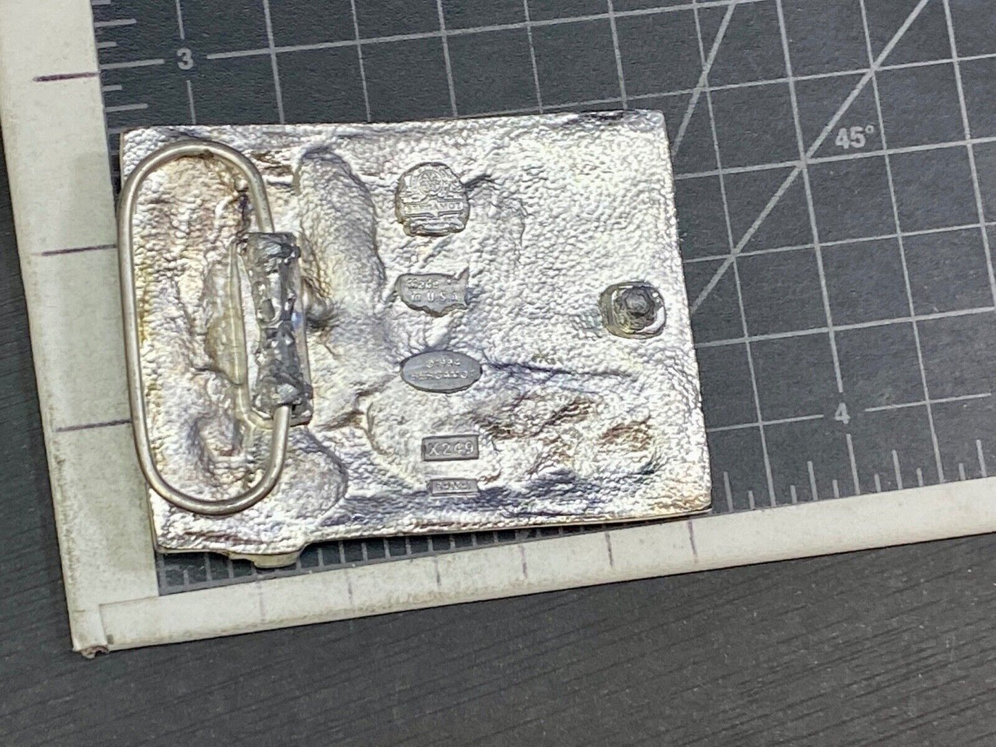 VIntage 1994 The American Vietnam Soldier Commemorative belt buckle by Bergamot