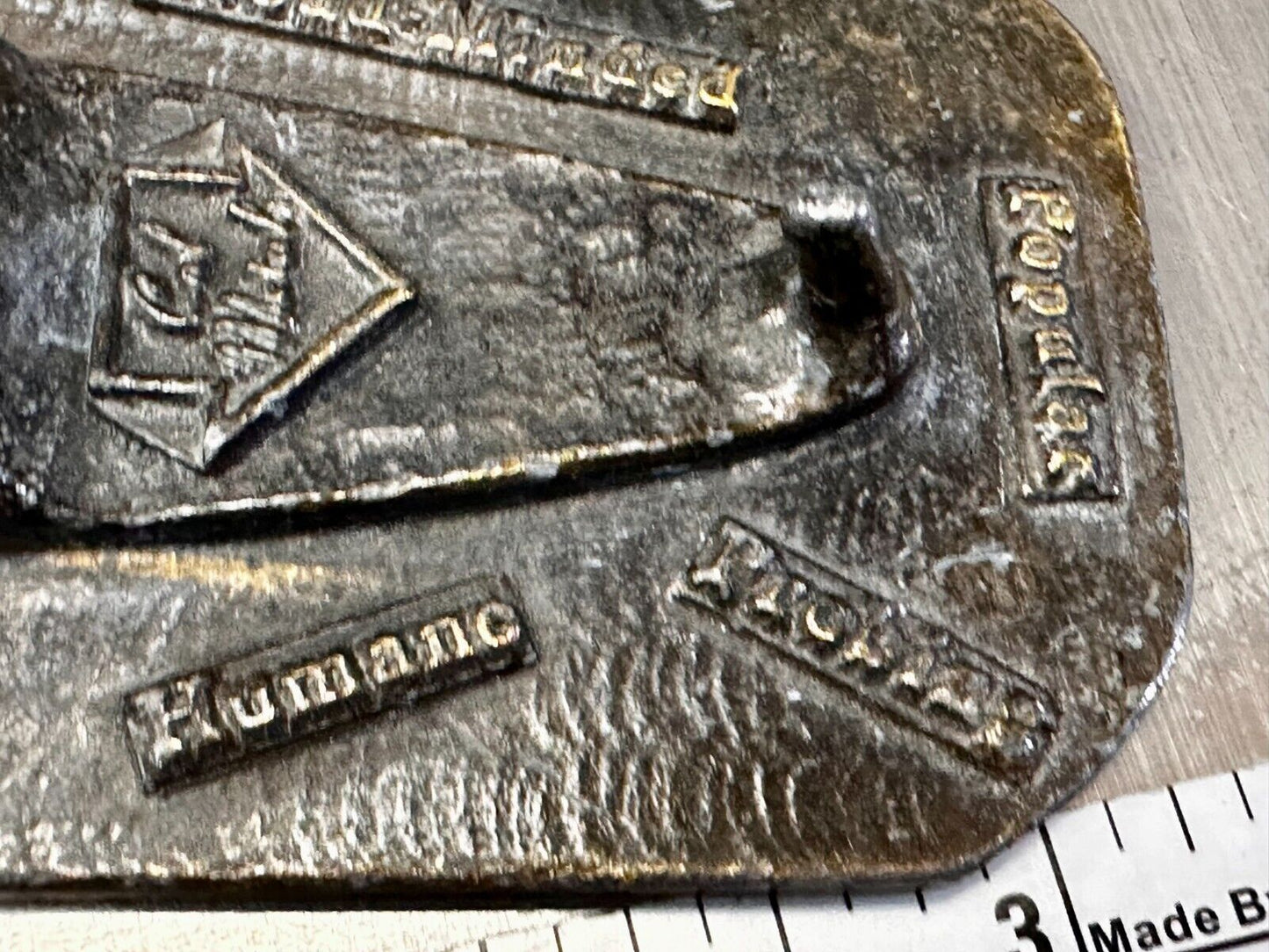 AQUARIUS Jan 21 - Feb 19 Horoscope Astrological Zodiac Cal Metals Belt Buckle
