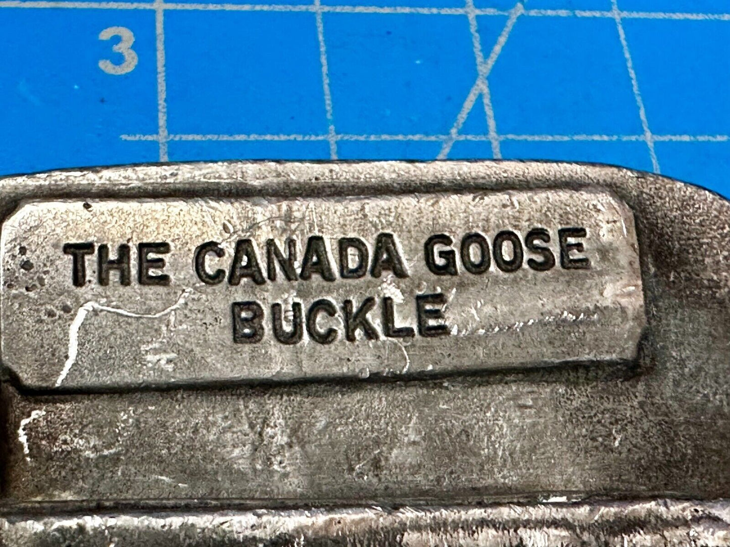 The Canadian Goose Commemorative Belt Buckle by Elm Tree Studio