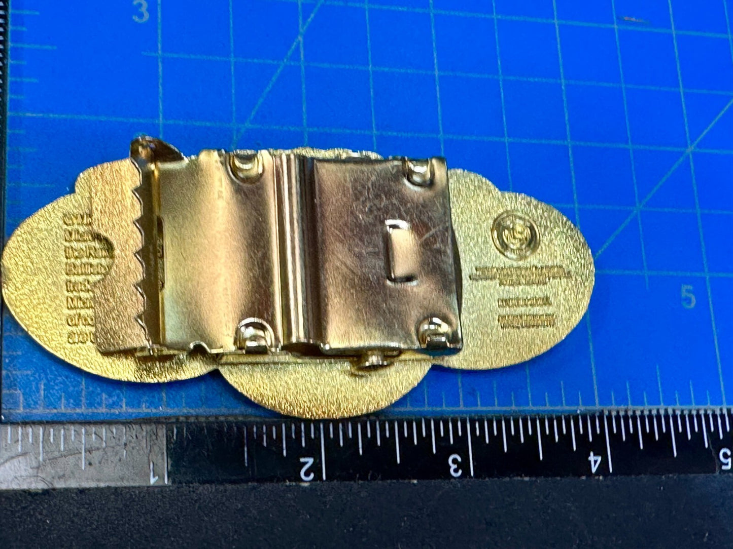 Battletoads June 2017 Loot Crate Gaming Exclusive Nes Gold Tone Belt Buckle