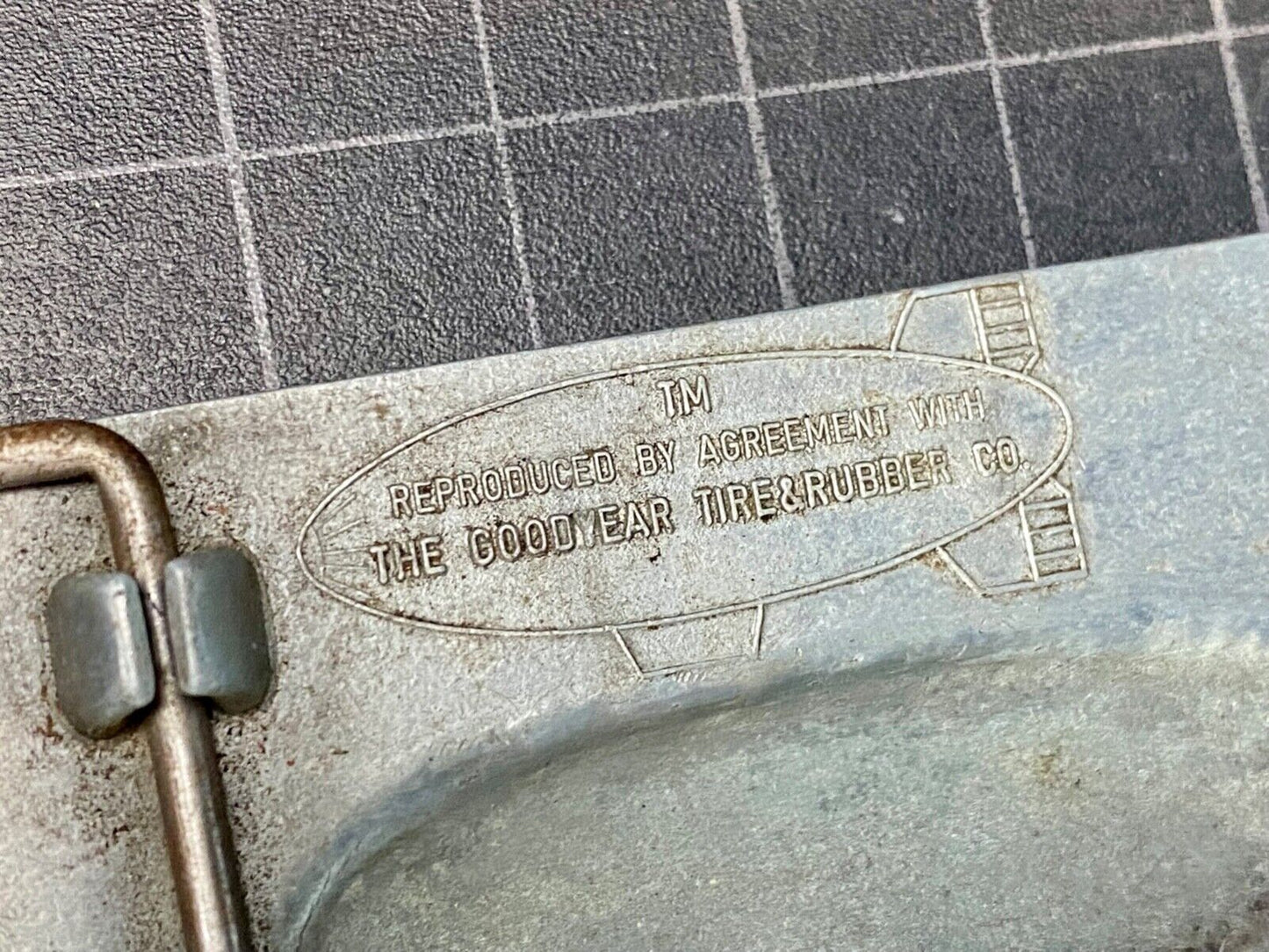 The Goodyear Blimp - Sporting Events, Tire And Rubber Company Belt Buckle