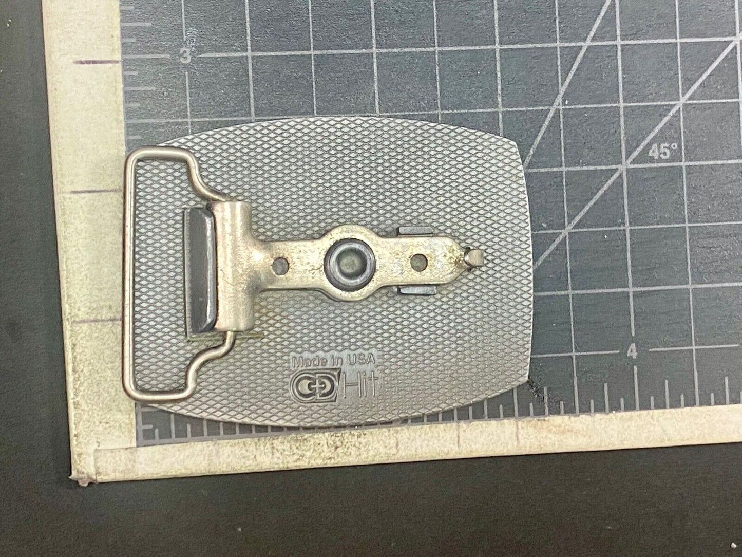 20 Million Metric Tons Mined - Belt Buckle Chisholm, Minnesota Mn Iron Mine