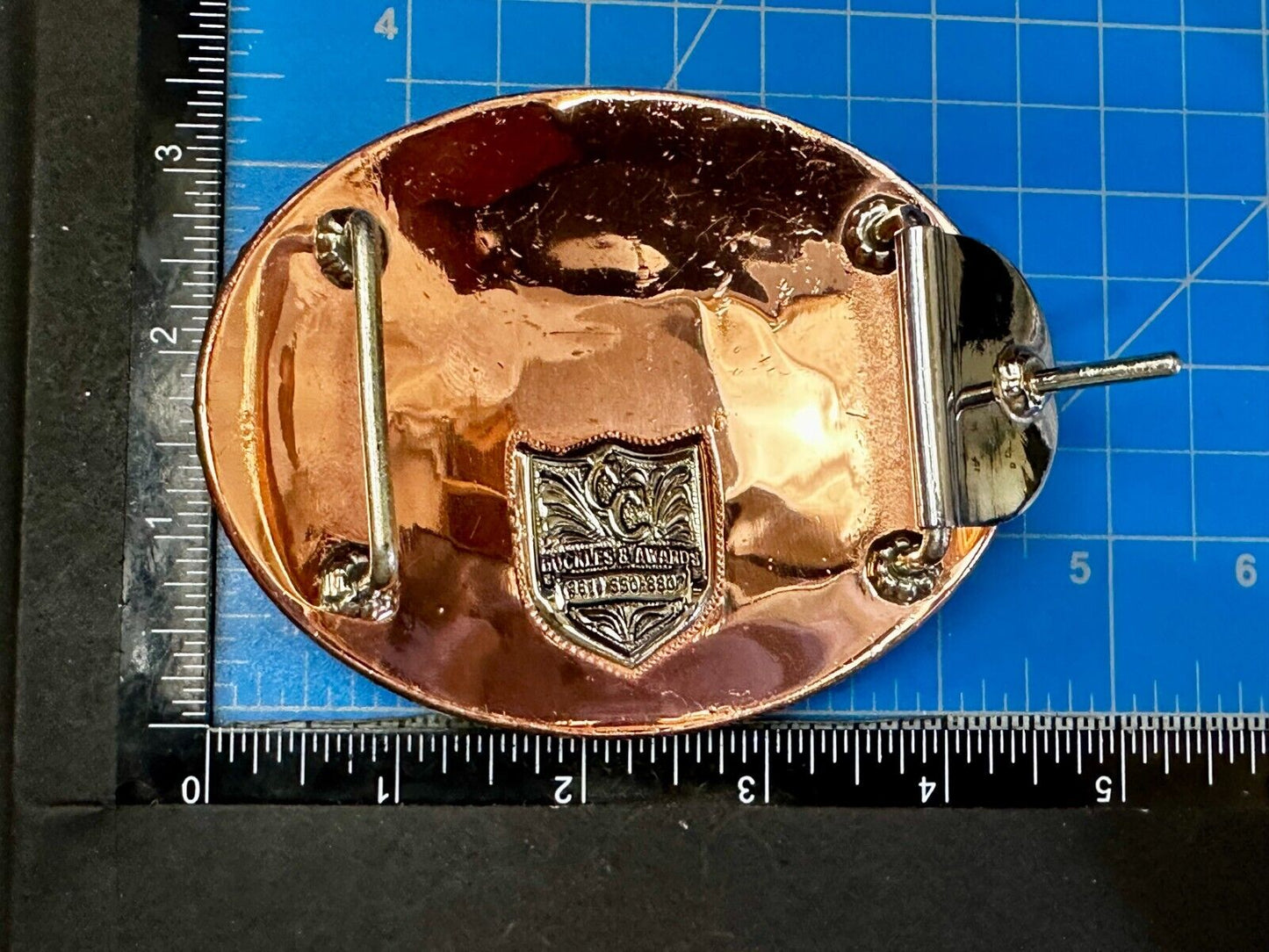TJHRA Texas Jr. Rodeo 2021 Bareback Steer Riding Champion Trophy Belt Buckle