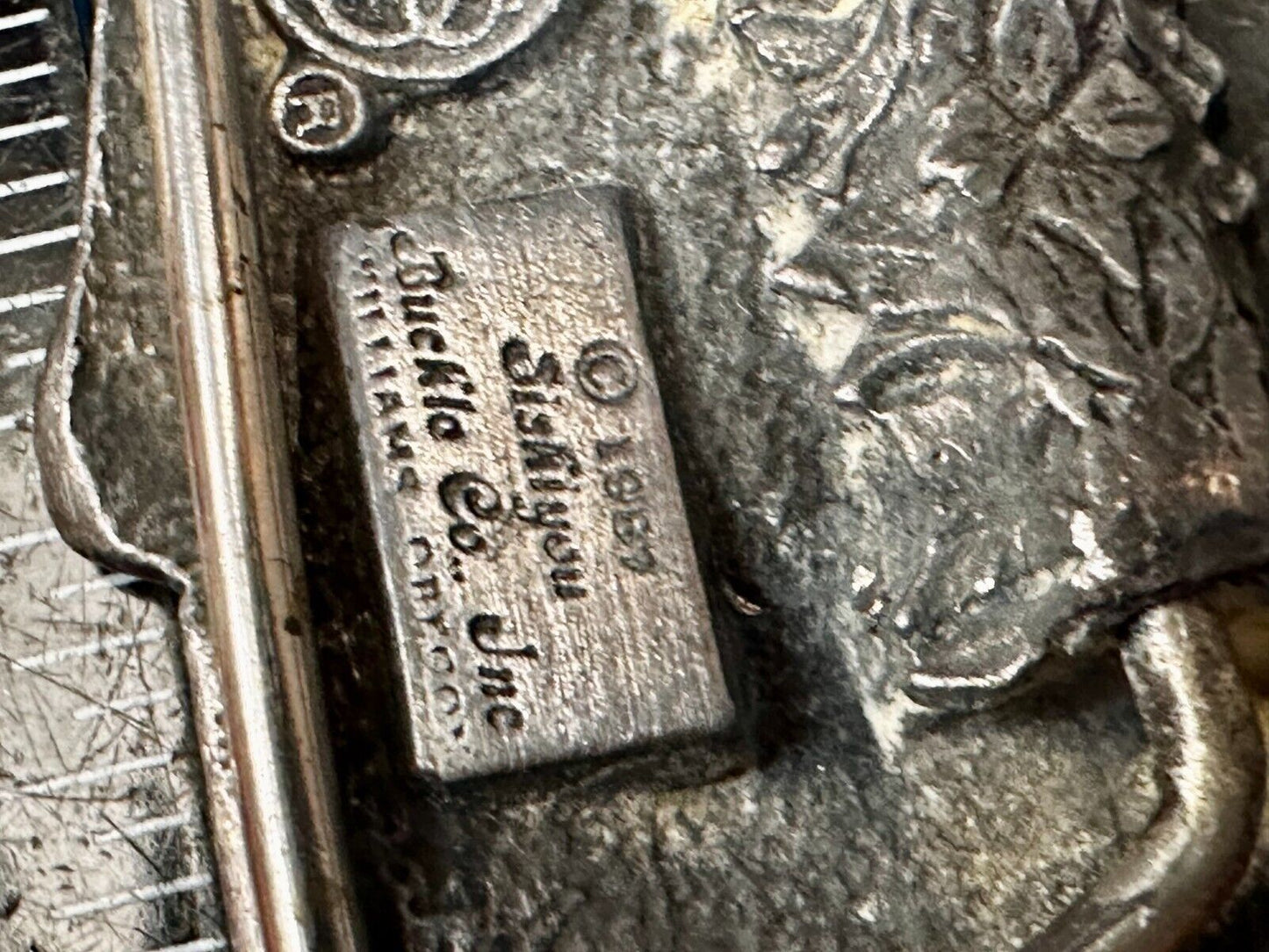 The State of Pennsylvania Virtue Liberty Independence 1982 Siskiyou Belt Buckle