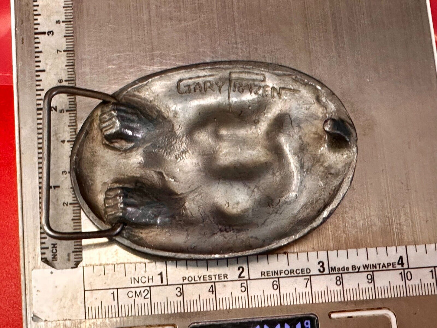 Andalex Wildcat Loadout Vintage Belt Buckle by Sculpture Artist Gary Frazen