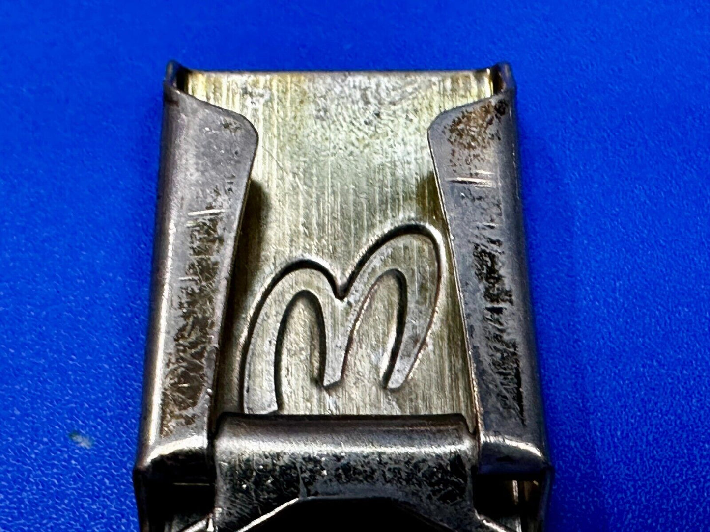 Antique Letter Monogram Initial E Art Deco Style Belt Buckle