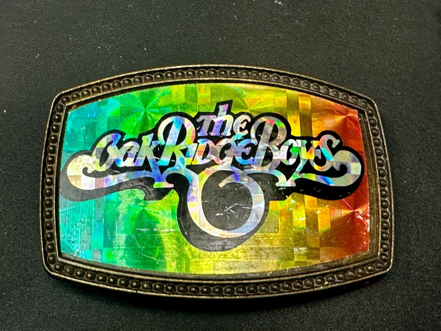 The Oak Ridge Boys - Music Band - Vintage Holographic Prism style Belt Buckle
