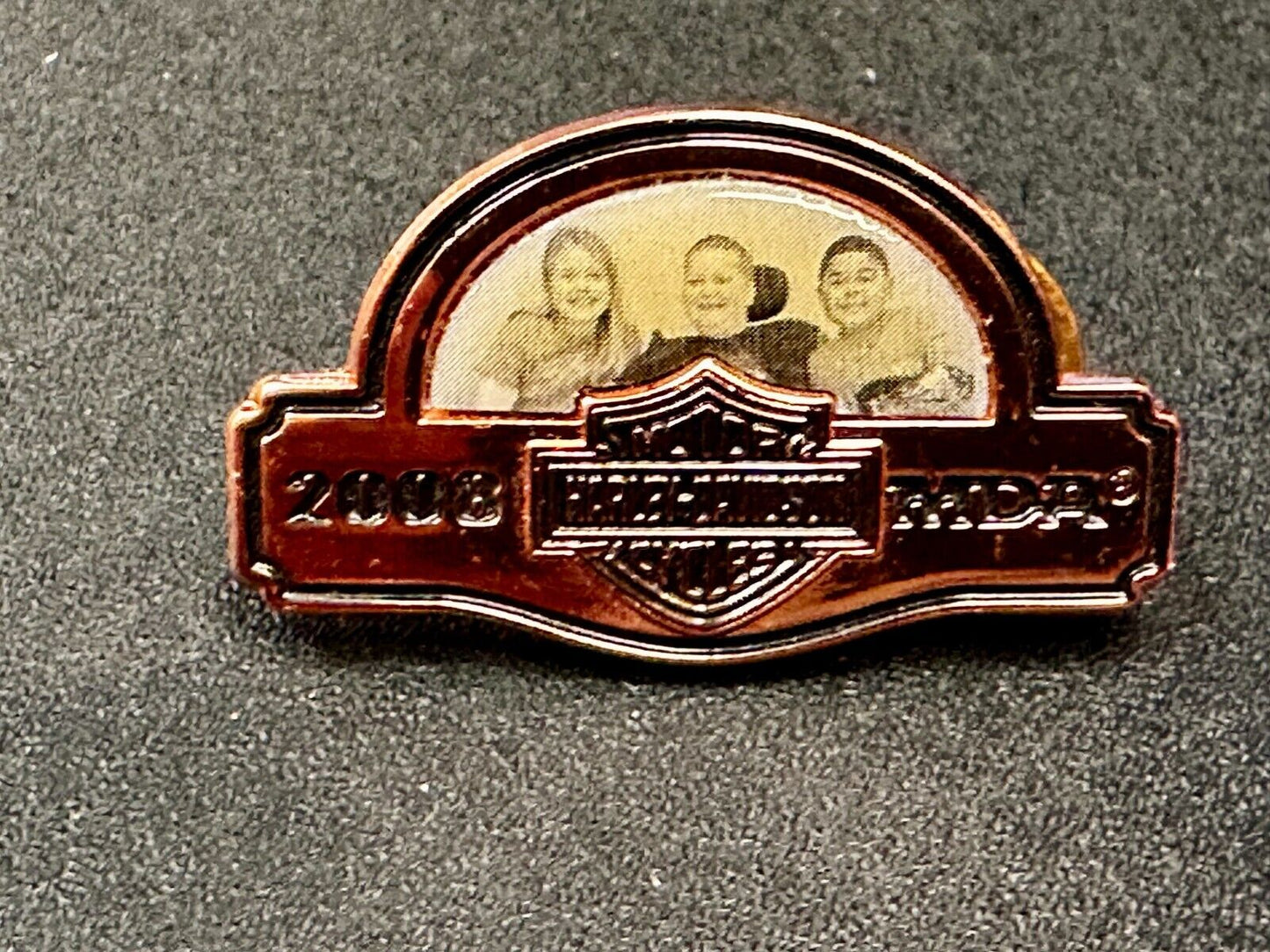 2008 MDA Ride Harley Davidson Motorcycle Rider Biker Jacket Vest Pin