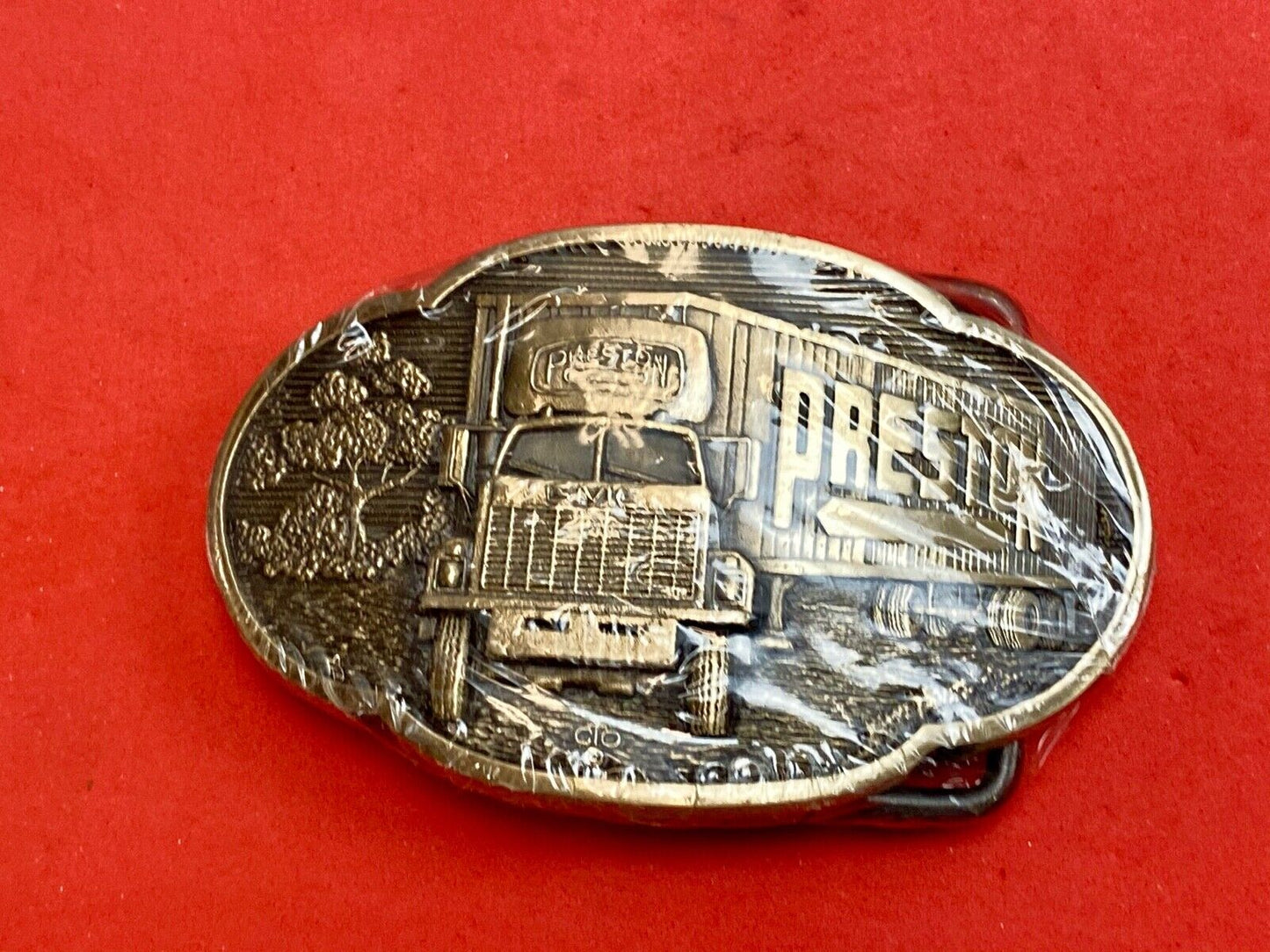 Vintage 1980’s Preston Semi drivers - BELT BUCKLE by O.C.Tanner