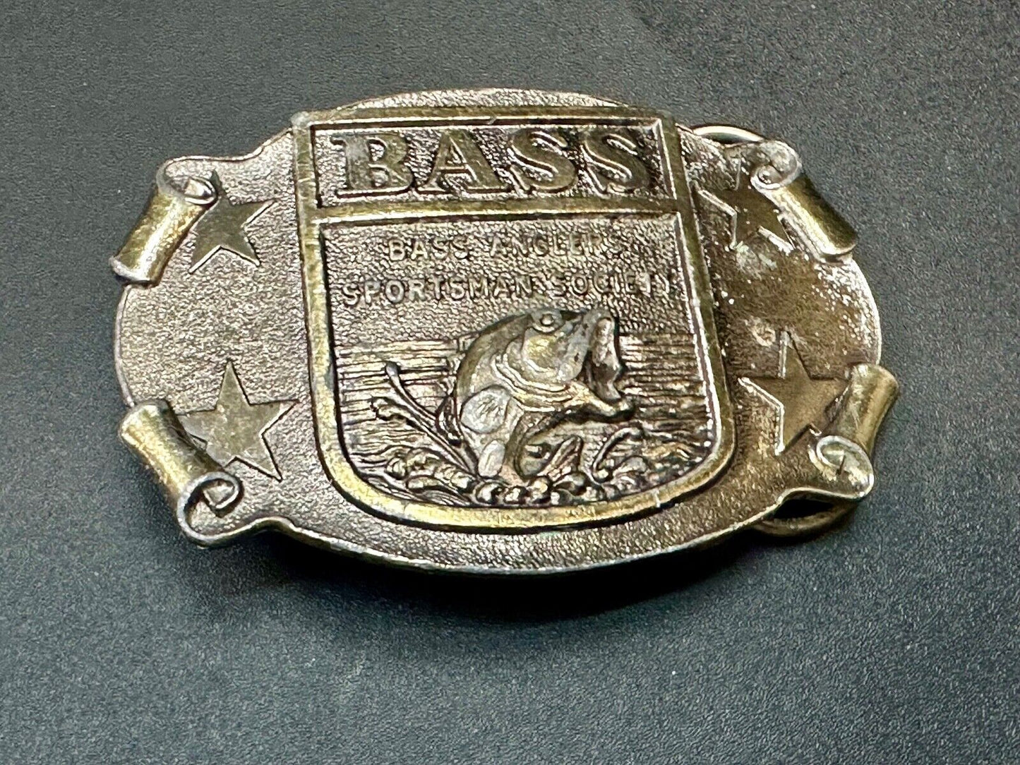 BASS Fishing Anglers Sportsman's Society Club 0 Great American Belt buckle Co
