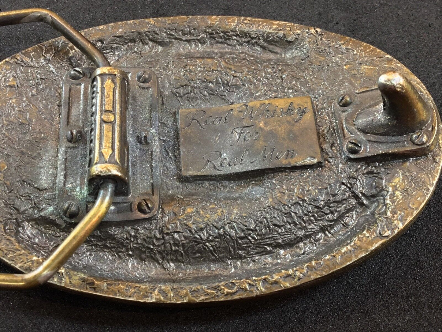 Vintage Belt Buckle Real Whisky Lord Calvert Canadian - Spirit of Florida Promo