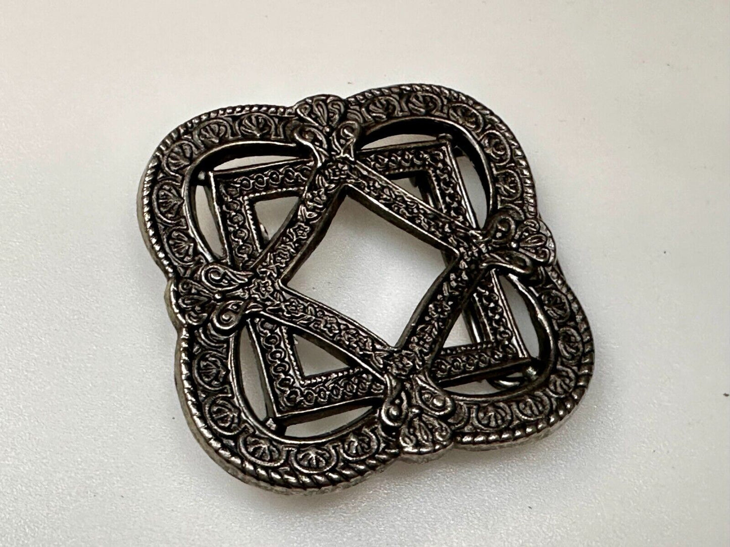 Vintage Art Deco Style Openwork Replacement Belt Buckle