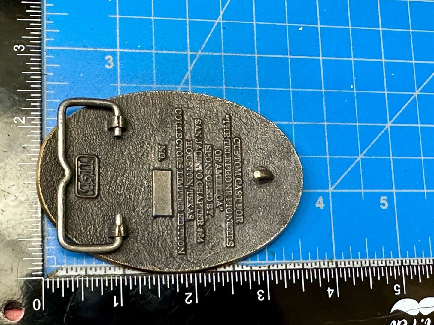 Telephone Pioneers of America TL&B Belt Buckle Fellowship Loyalty Service