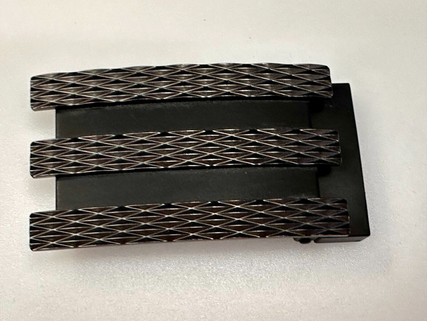 Adidas Golf 3 Stripe Matte Black Color - Trophy Award Style Belt Buckle
