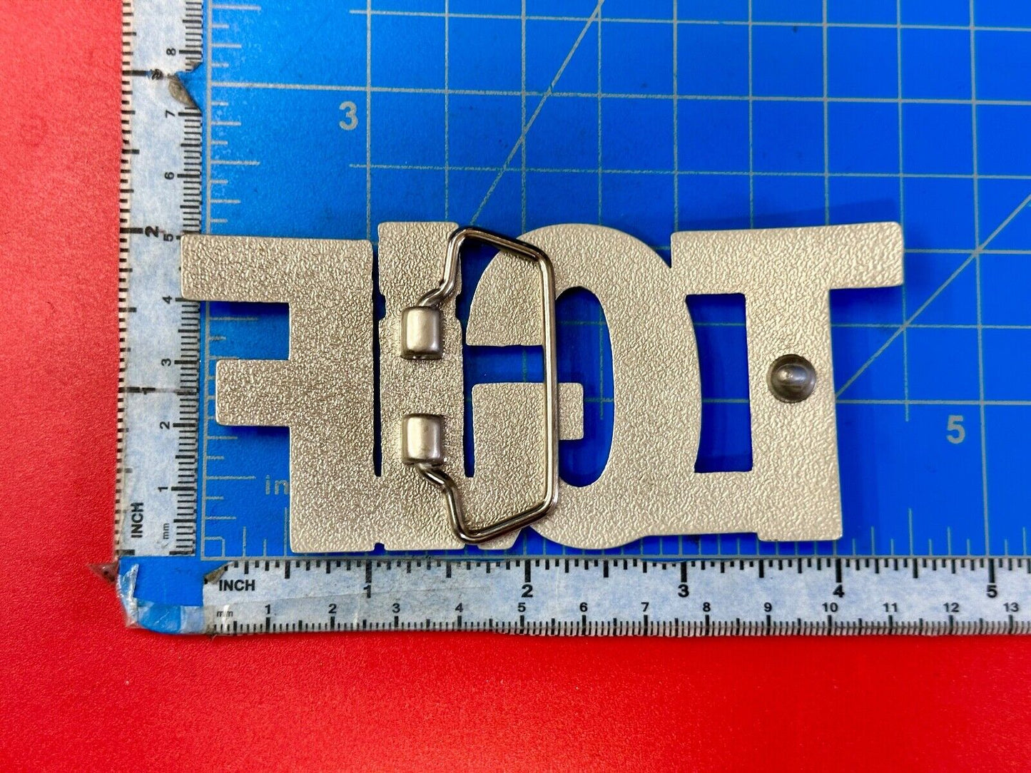 Thank God its Friday - TGIF block letter Novelty Statement belt buckle