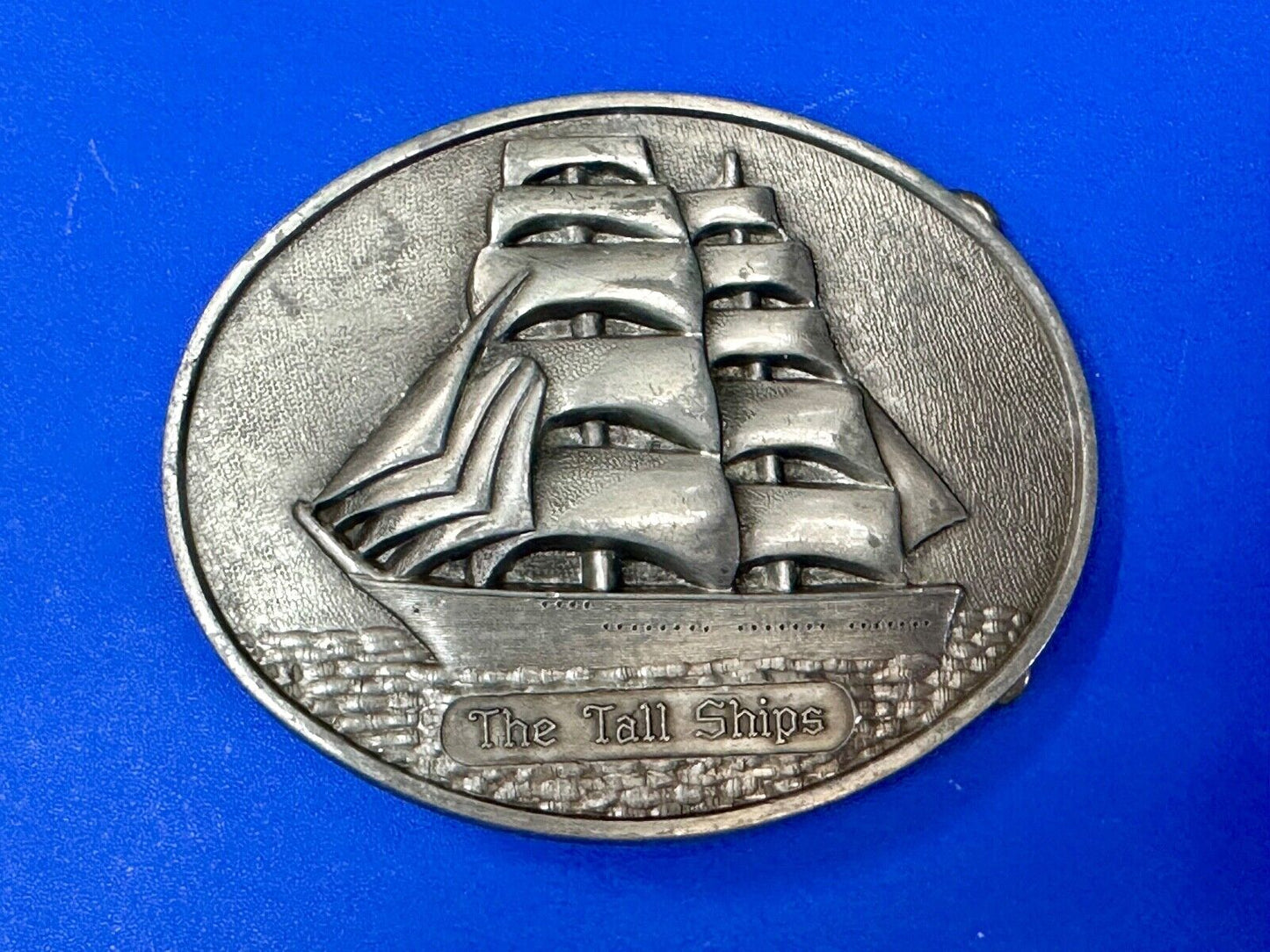 The Tall Ships Sailing Ship Boat Clipper Schooner Yacht Vintage belt buckle