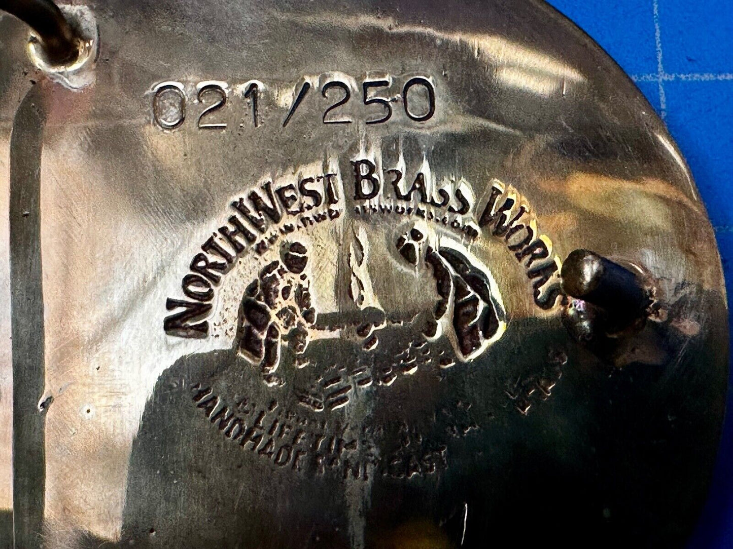 The American Association Woodturners AAW Commemorative Vintage 1986 Belt Buckle