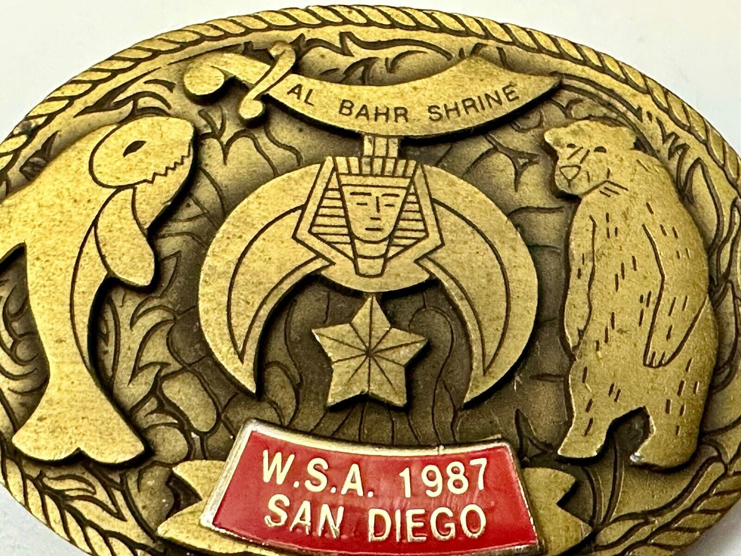 Belt Buckle Texas Shriners