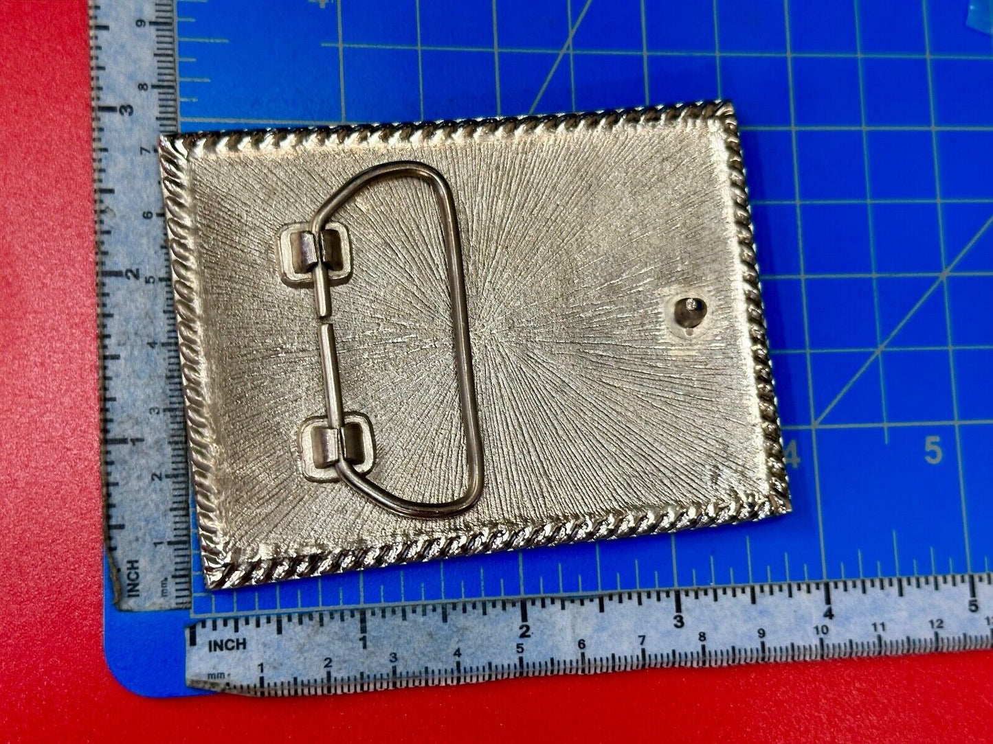 The Beautiful State of Arizona AZ post card style picture belt buckle