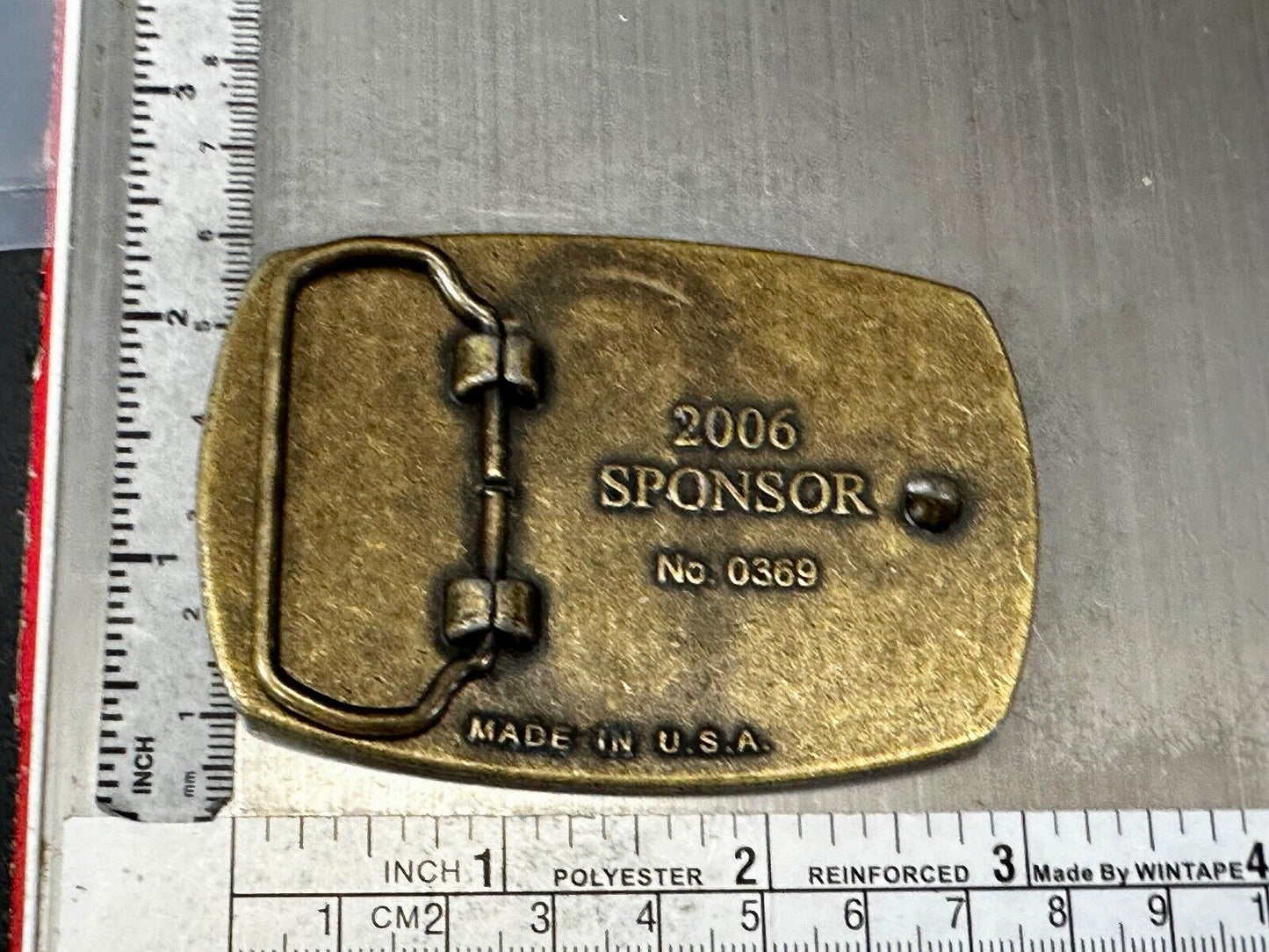 The American Veterans Disabled For Life Memorial Commemorative Belt Buckle