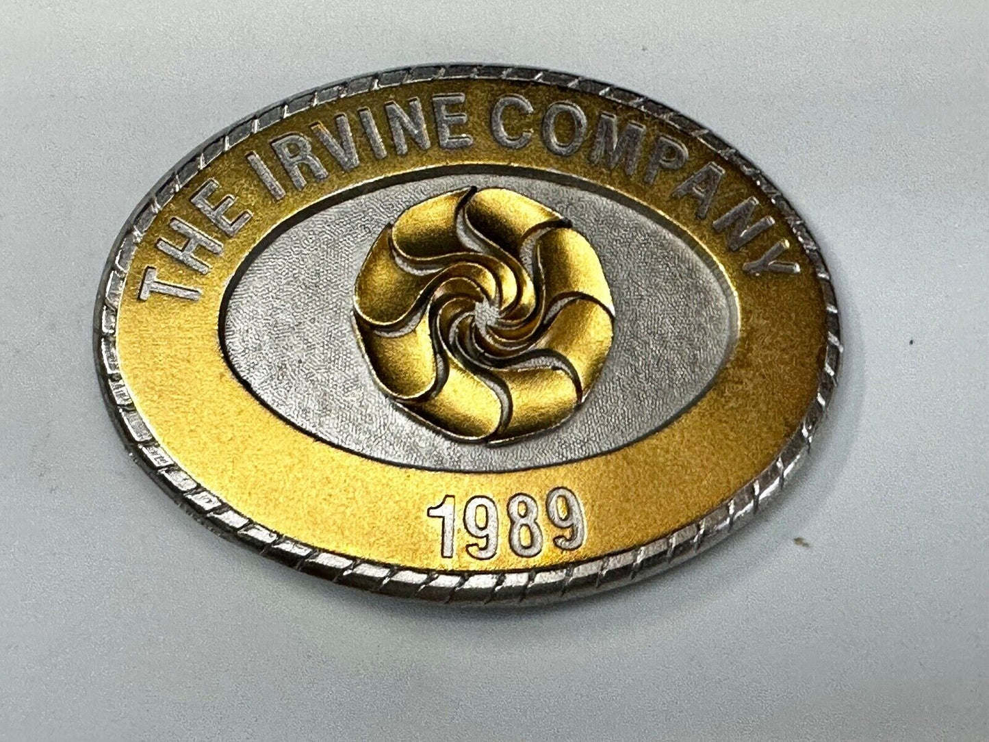 The Irvine Company 1989 Fourth Edition Collectors Western Ranch Belt Buckle