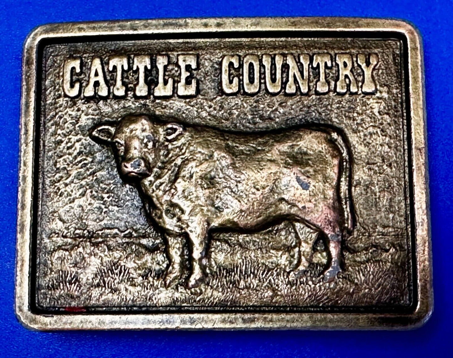 Cattle Country Cow Nutrena Feeds Limited Edition Farmers Promo Belt Buckle