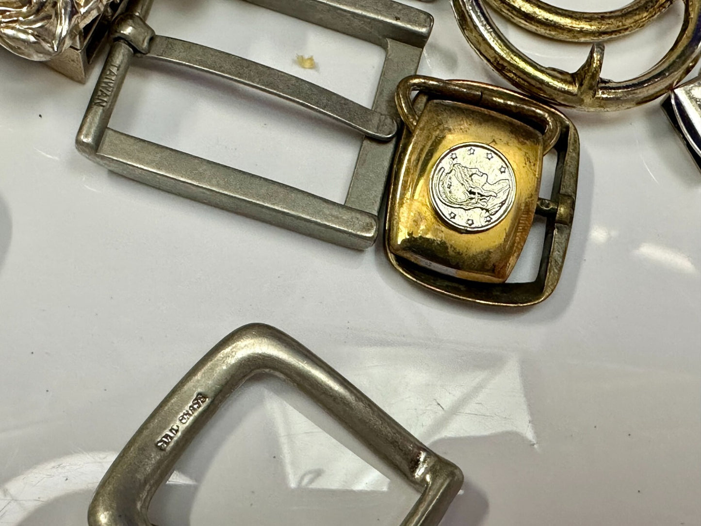 27 Piece Mixed Lot, Grab Bag - Resale Gifts! Vintage & Modern Belt Buckles