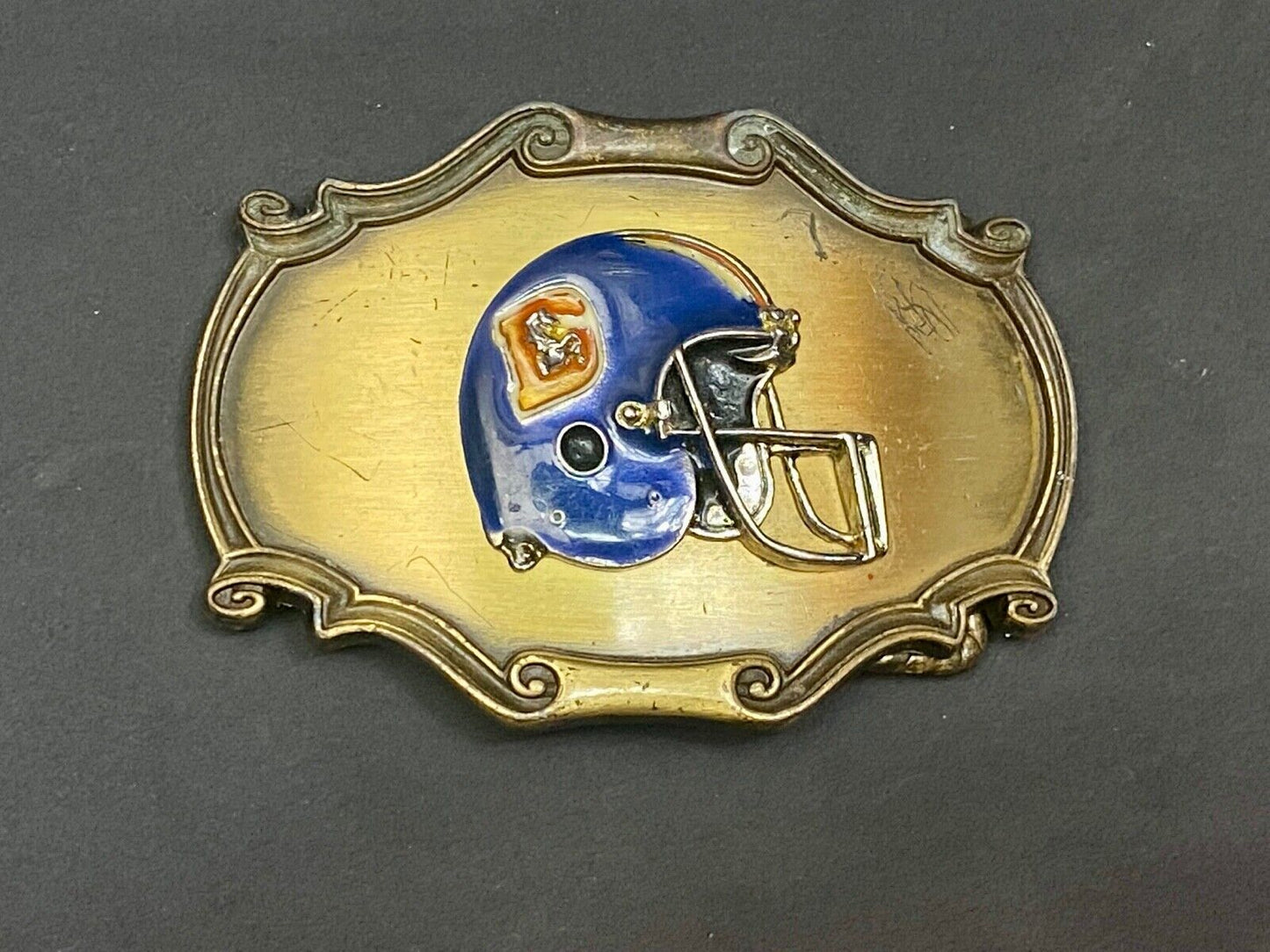 Vintage 1978 Chicago Bears? Nfl Sports Football Team Raintree Belt Buckle