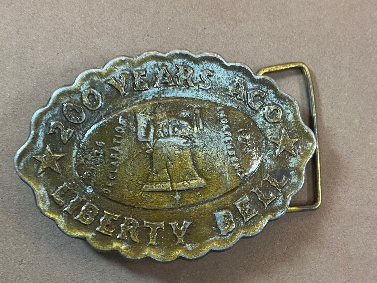 200 Years Ago! Usa United States Of America Liberty Bell Belt Buckle