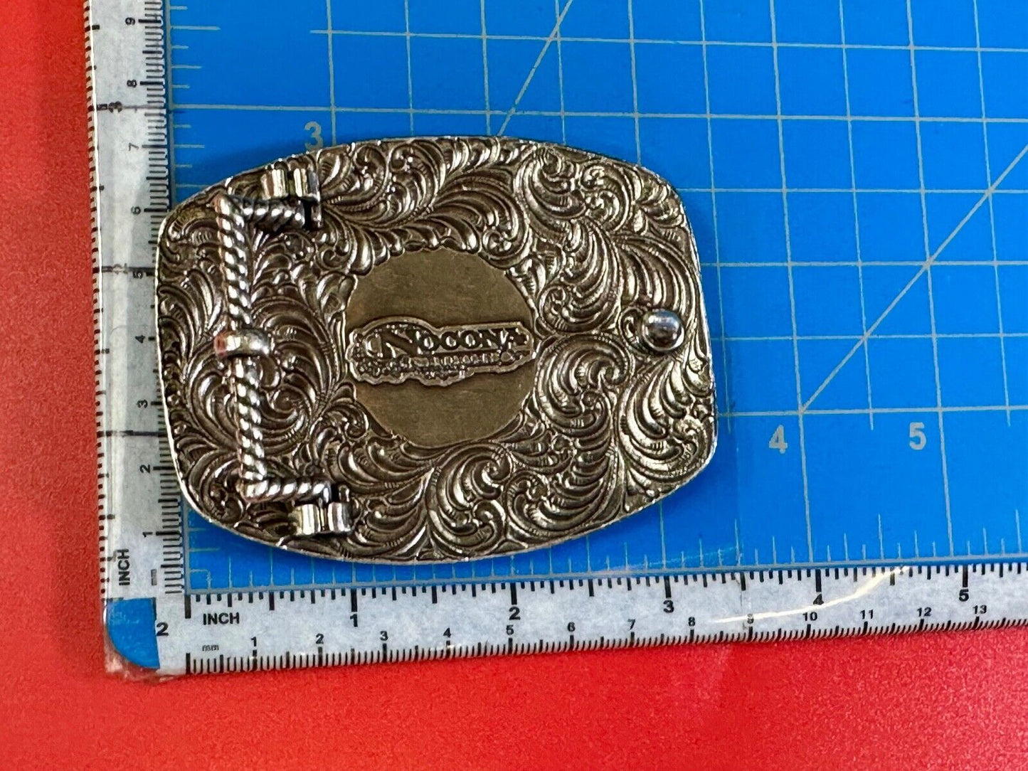 The Longhorn cow steer - cowboys cowgirls western belt buckle by Nocona
