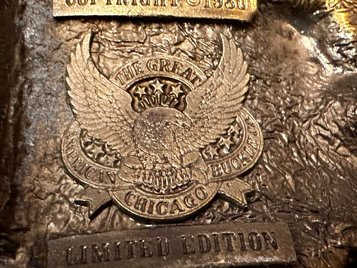 272 Train Locomotive RailRoad Vintage 1980 - The Great American Belt Buckle Co