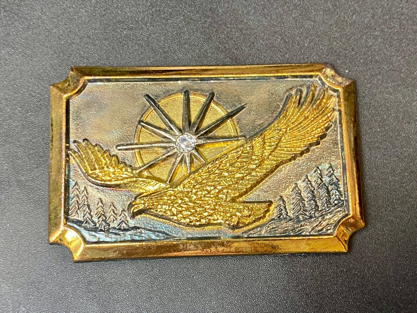 200 year celebration of American Eagle commemorative Vintage belt buckle