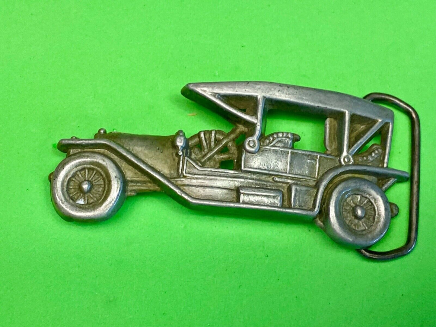Vintage Cut Out Car - Old Time Auto Collectors Belt Buckle