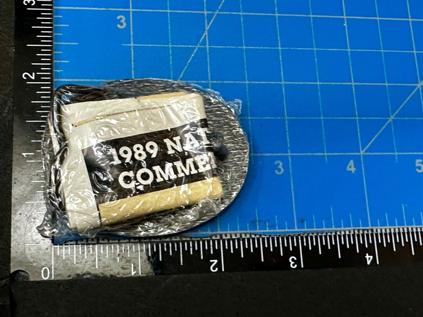 1989 NFR National Finals Rodeo NOS Youth Size Hesston Commemorative Belt Buckle