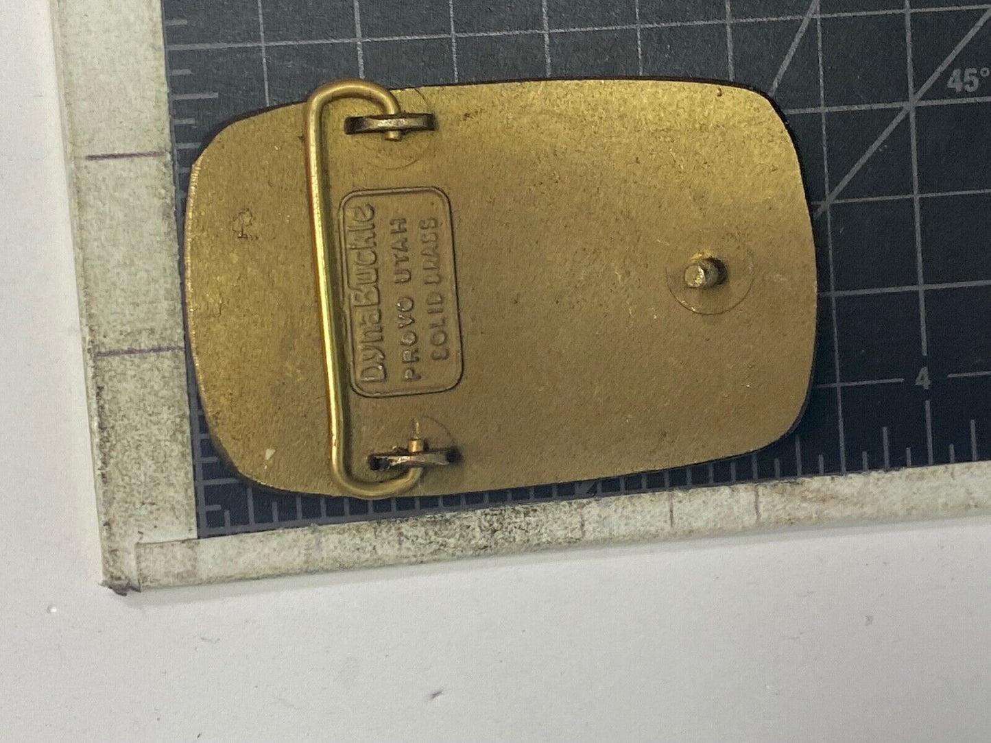 Usa Utility, Building The Best Since 1914 - Dynabuckle Solid Brass Belt Buckle