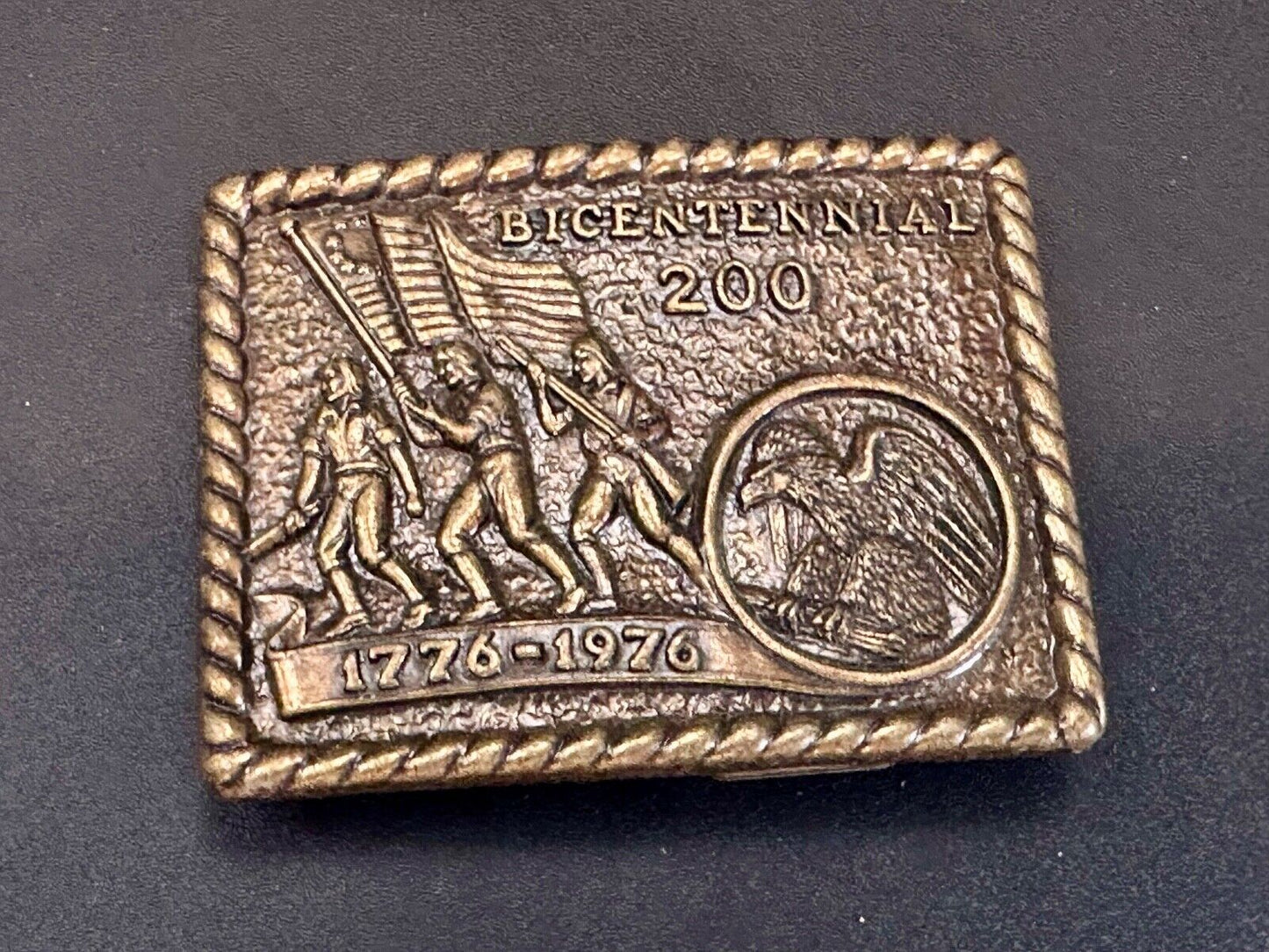 Vintage Bicentennial 200 year celebration NOS USA made belt buckle by CPI
