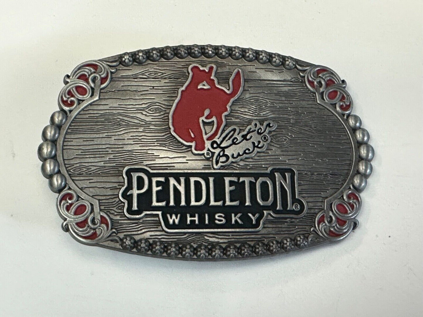 2023 PENDLETON WHISKY BELT BUCKLE MONTANA SILVERSMITHS COWBOY RODEO IN PACKAGING