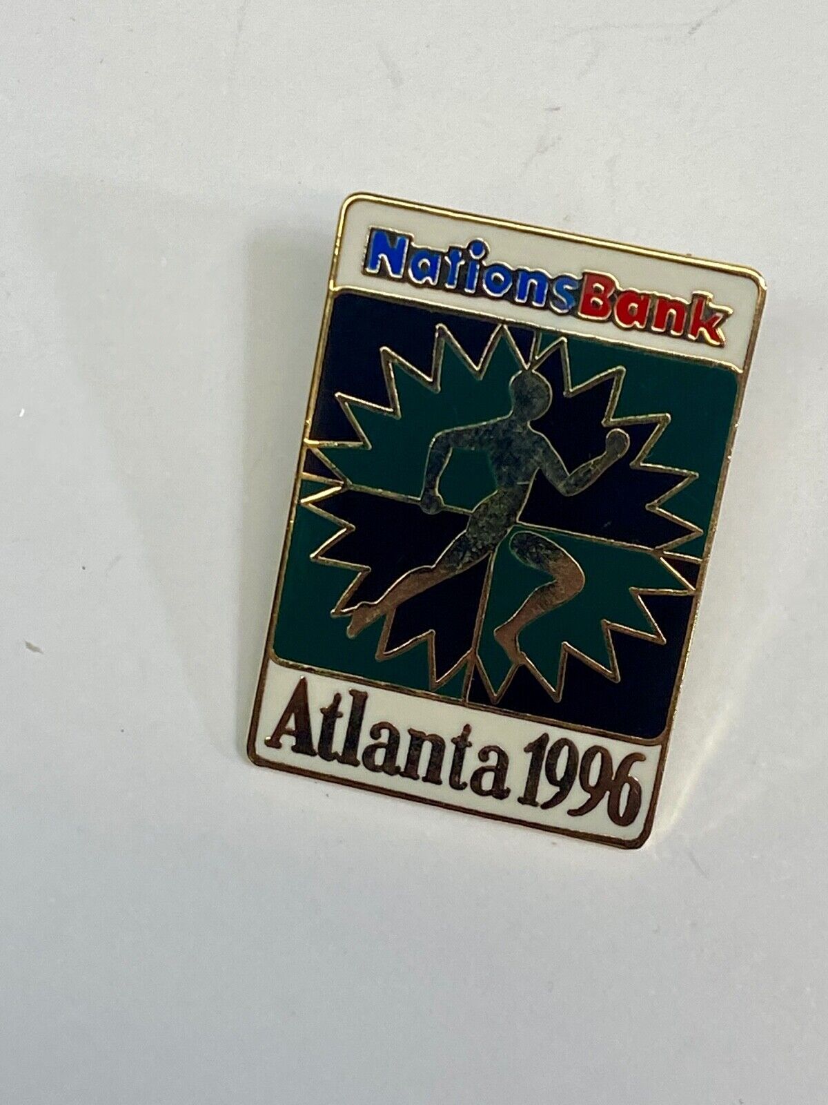 1996 ATLANTA OLYMPIC PIN TRACK and FIELD - NATIONS BANK PIN TEAM USA