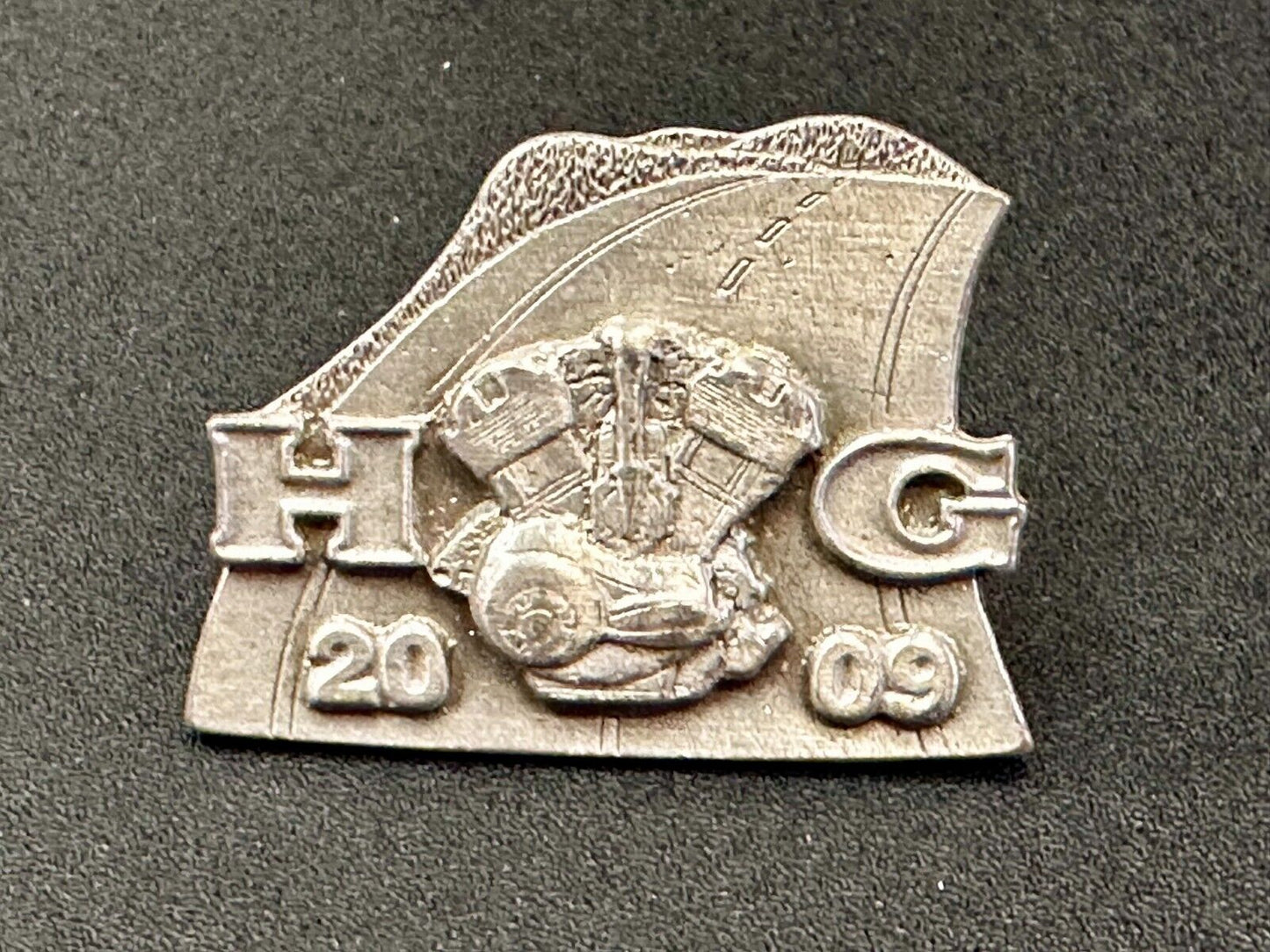 2009 Harley Davidson HOG Norscot Wisconsin Highway Vest Hat Pin