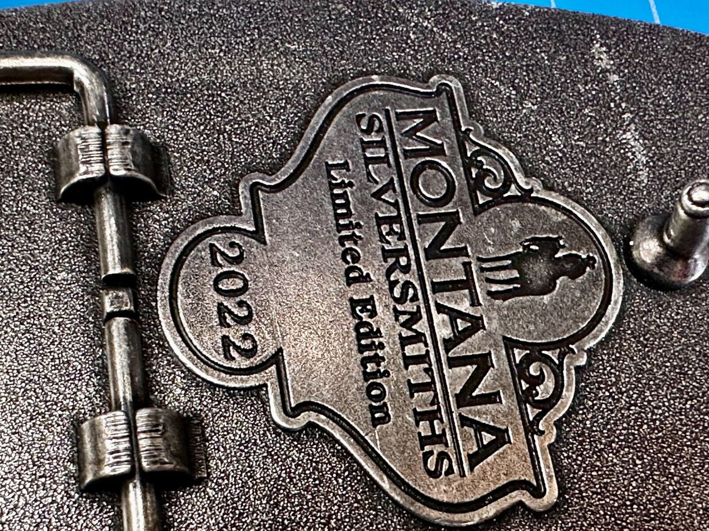 2022 Pendleton Whiskey Let'er Buck Rodeo Cowboy Montana Silversmiths Belt Buckle