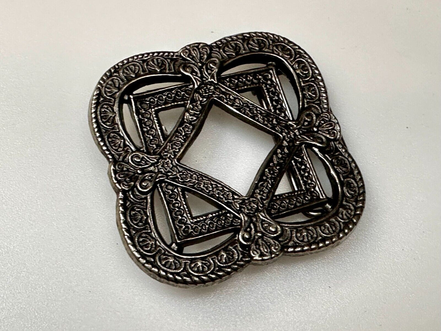 Vintage Art Deco Style Openwork Replacement Belt Buckle