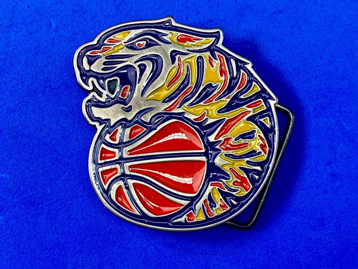 Tigers Basketball Mqpoel Holon Belt Buckle Made In Isreal Cbaka